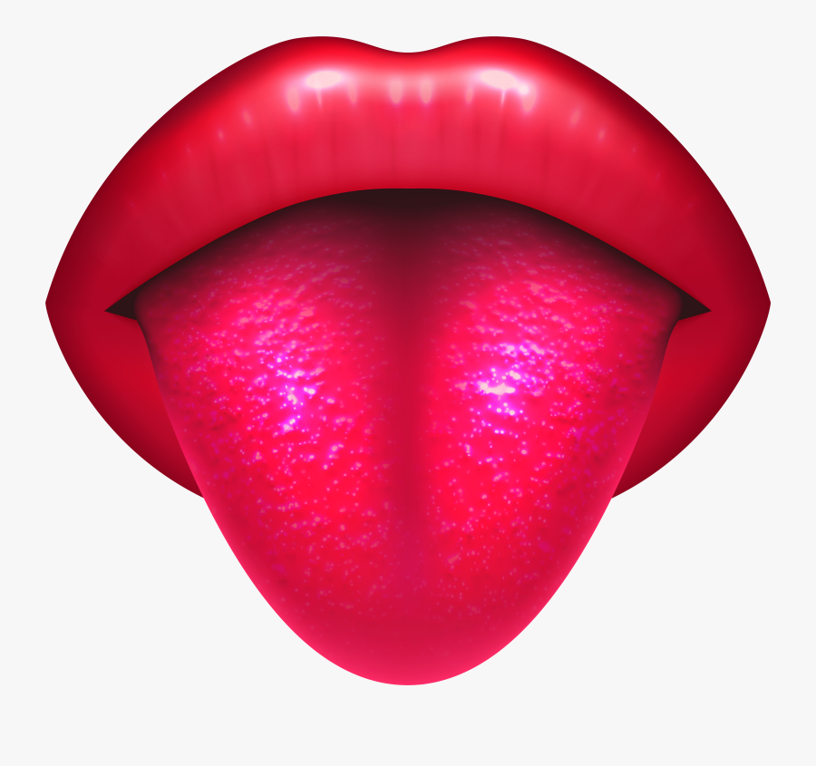 Mouth With Protruding Tongue Png Clip Art - Tongue Png Transparent, Transparent Clipart