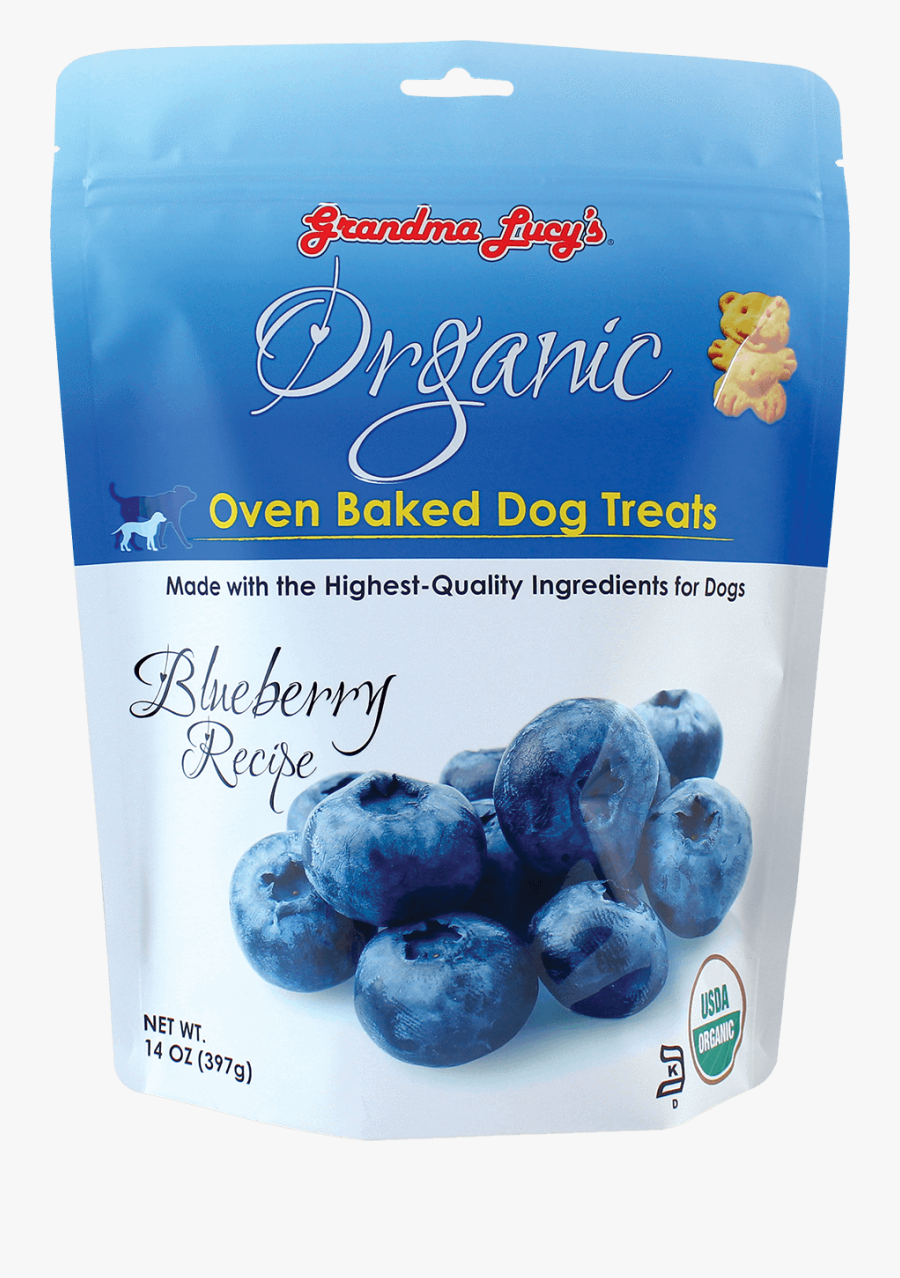 Clip Art Organic Grandma Lucy S - Grandma Lucy's Oven Baked Dog Treats Blueberry, Transparent Clipart