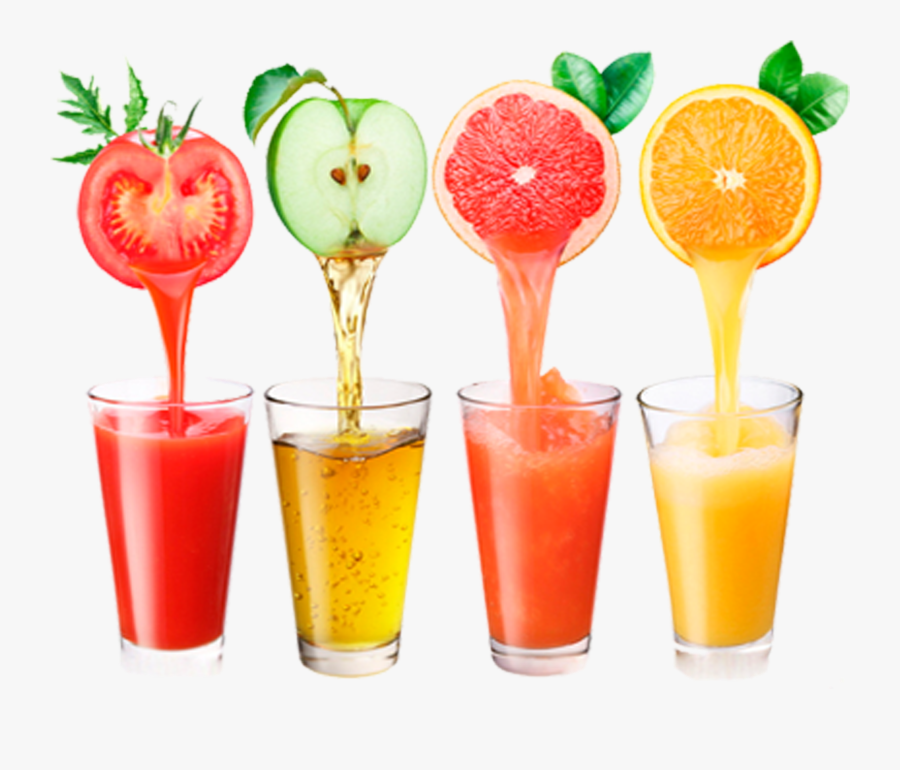 Juice Clipart Blueberry Smoothie - Fresh Fruit Juice, Transparent Clipart
