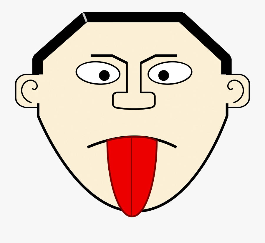 Cartoon Tongue - Get Out Tongue Cartoon, Transparent Clipart