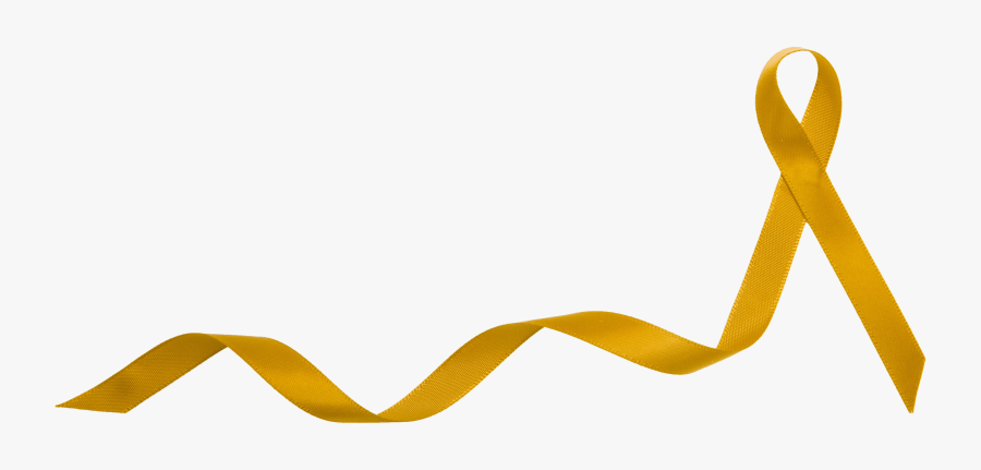 Transparent Childhood Cancer Awareness Ribbon Clipart - Fight Childhood Cancer, Transparent Clipart