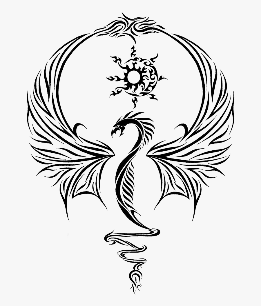 Tattoo Sleeve Artist Dragon Female Arm Clipart - Dragon And Chicken Tattoo, Transparent Clipart