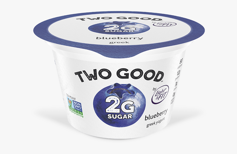 Blueberry Two Good - Too Good Greek Yogurt, Transparent Clipart