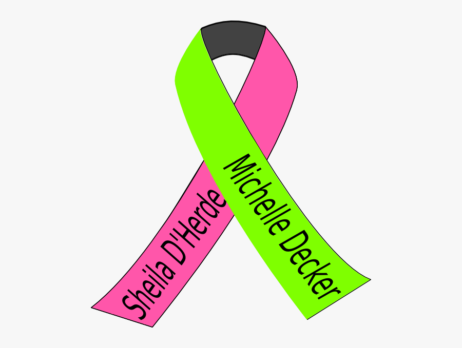 Lymphoma And Breast Cancer Ribbon, Transparent Clipart