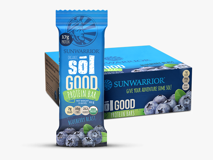 Clip Art Blueberry Decor - Sol Good Protein Bars, Transparent Clipart
