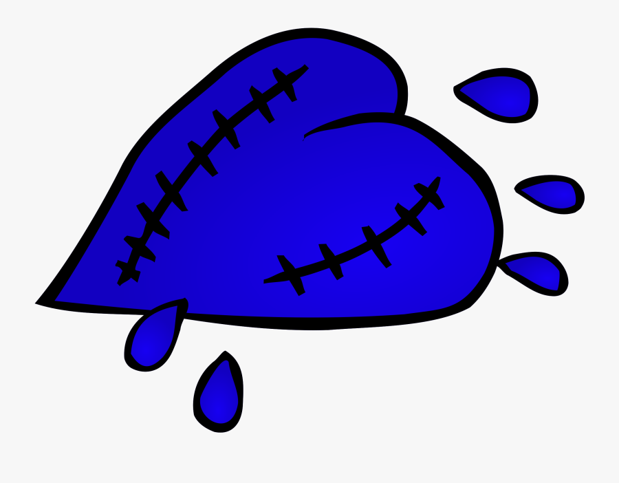Half-broken Heart - Broken Hearts, Transparent Clipart