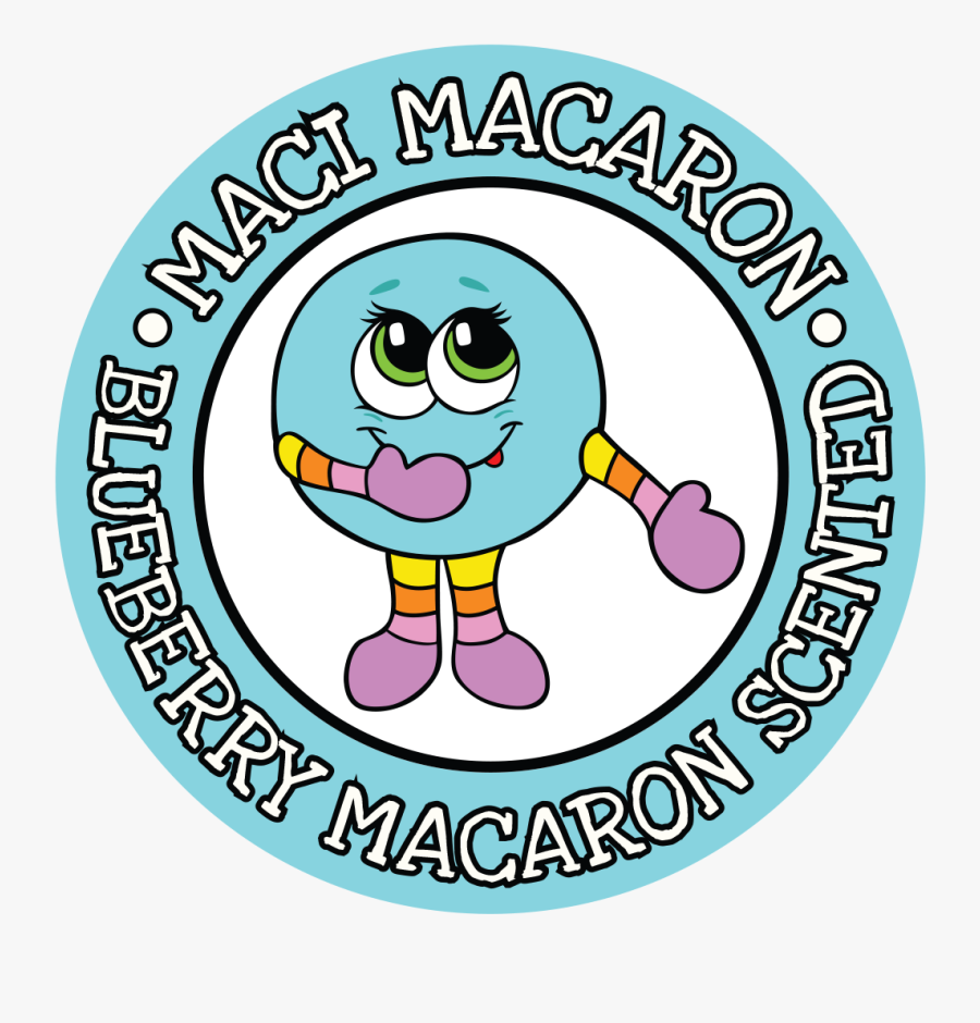 Blueberry Macaron Whiffer Stickers Scratch "n Sniff, Transparent Clipart