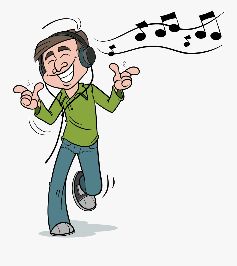Music Clipart Thumb - Listening To Music Clipart, Transparent Clipart
