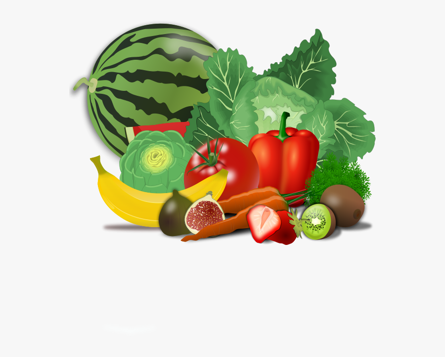 Free Produce Clipart Images - Vegetables And Fruits Clipart, Transparent Clipart