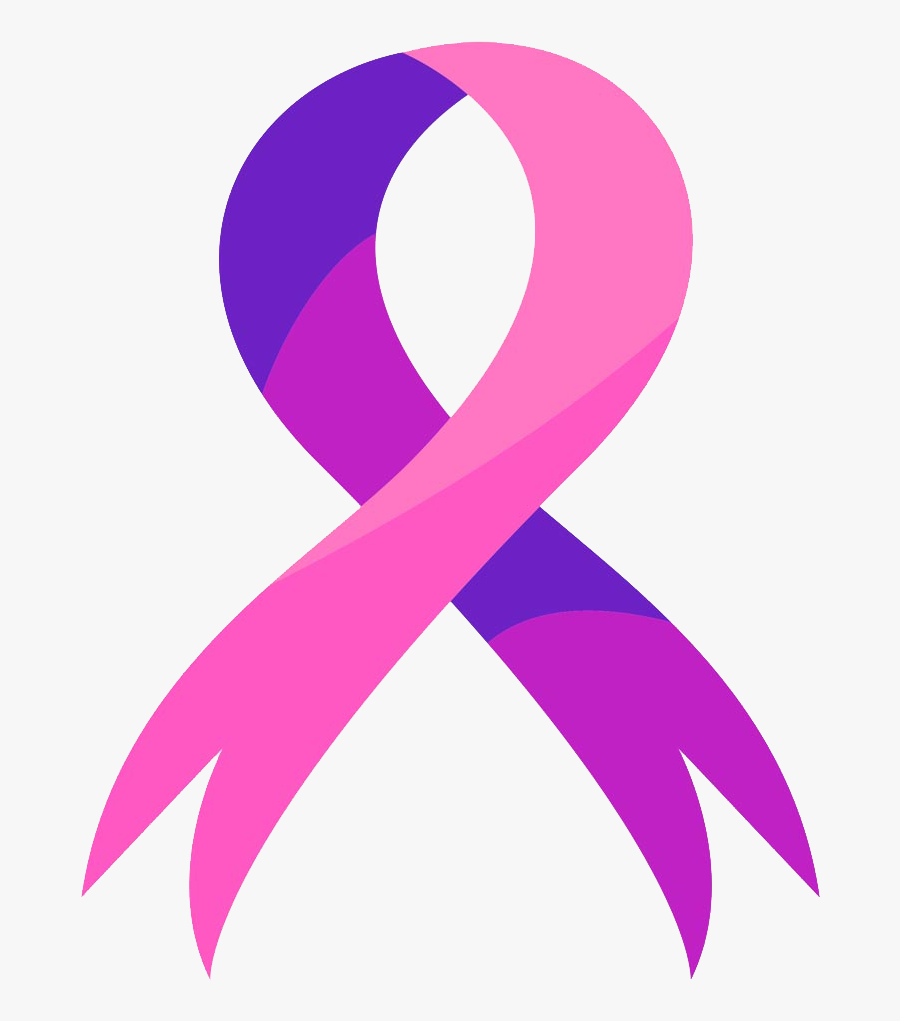 Breast Cancer Ribbon Png Picture - Pink Ribbon Cervical Cancer, Transparent Clipart