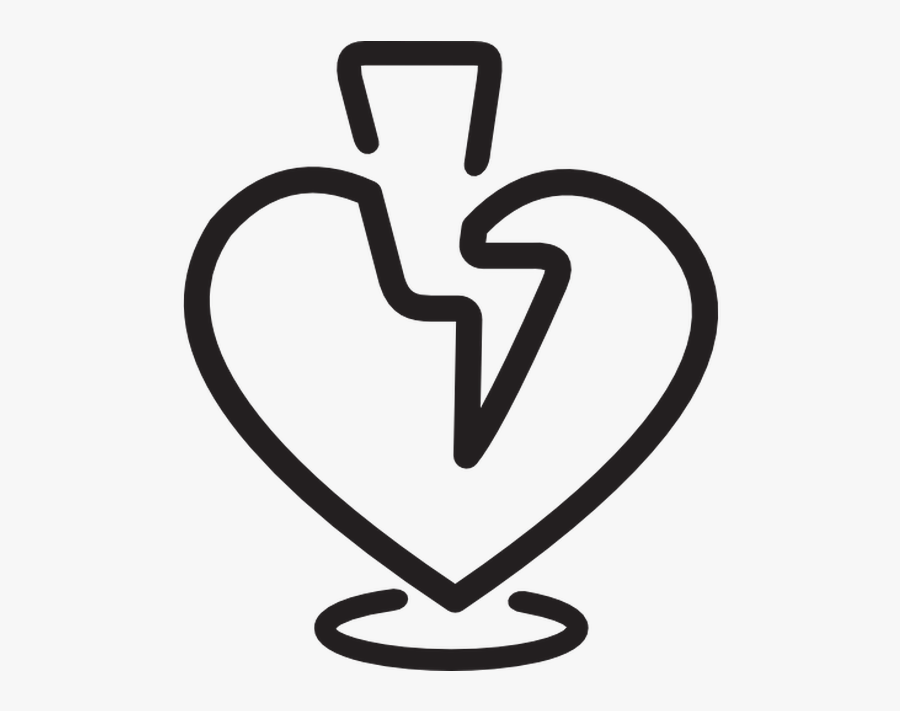 Broken Heart Clipart Transparent Background - Icon, Transparent Clipart