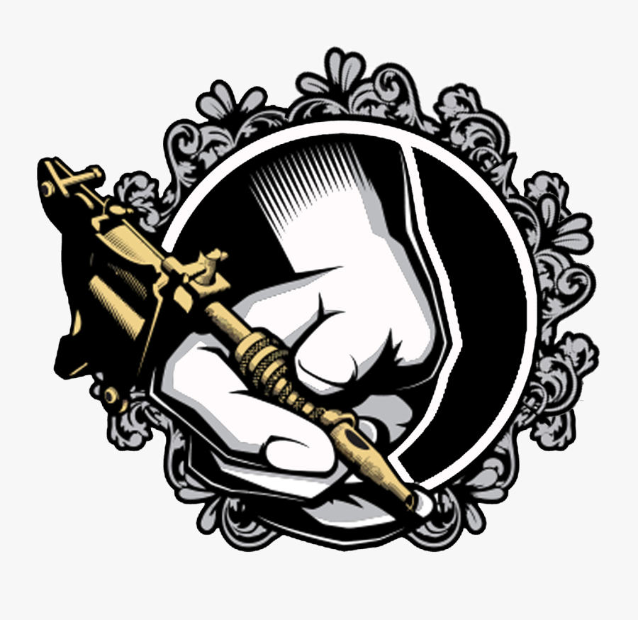 Machine Tattoo Ink Arm Artist Free Png Hq Clipart - Tattoo Machine Logo Png, Transparent Clipart