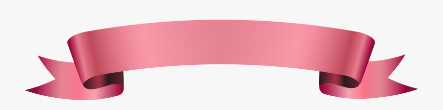 Pink Ribbon Banner Png - Blue Ribbon Banner Png, Transparent Clipart