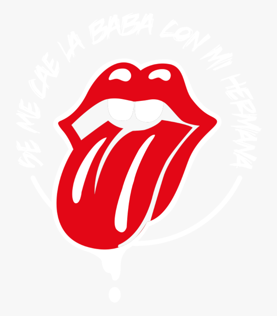 Transparent La Falda Clipart - Black Rolling Stones Logo, Transparent Clipart