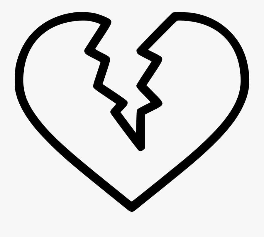 Transparent Shattered Heart Clipart - Broken Heart Icon Png, Transparent Clipart