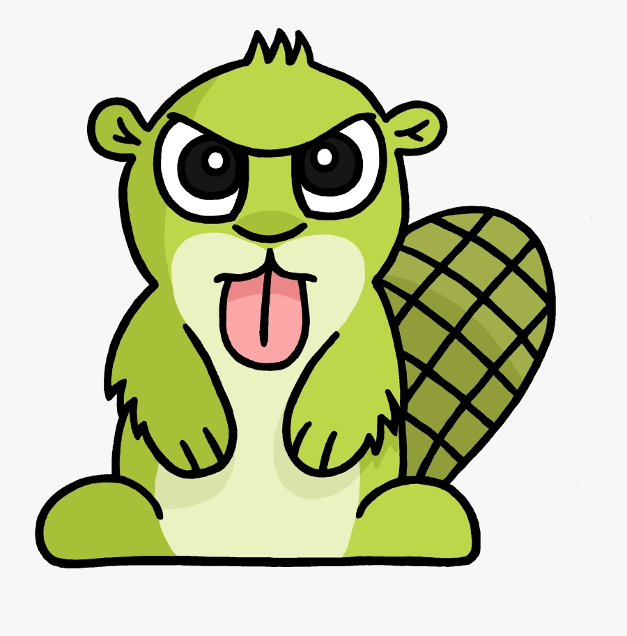 Tongue Out Adsy - Beaver Emojis, Transparent Clipart