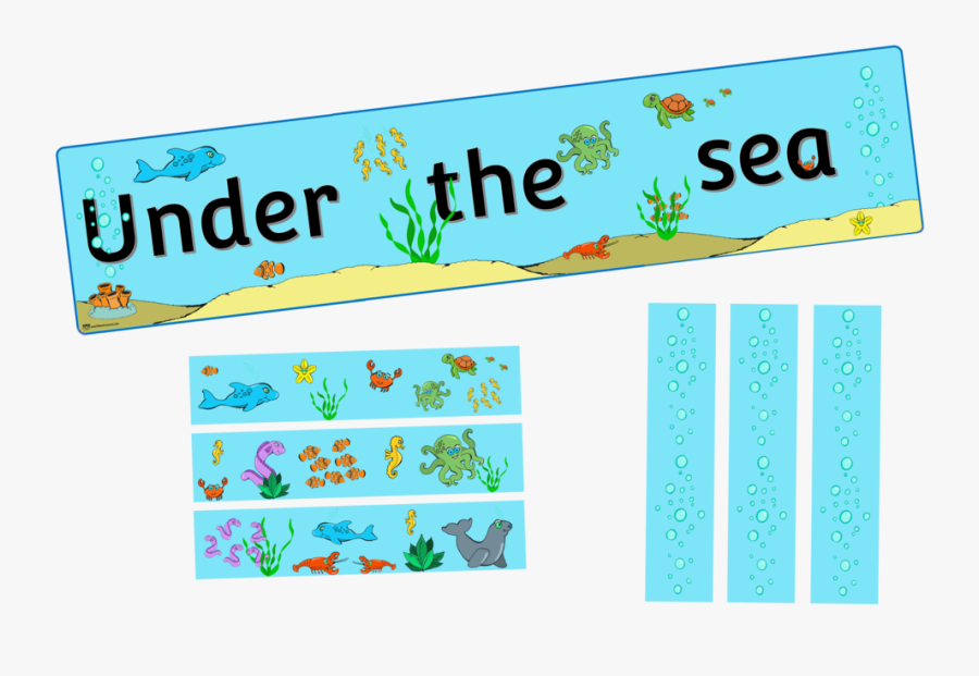 Under The Sea Display, Transparent Clipart