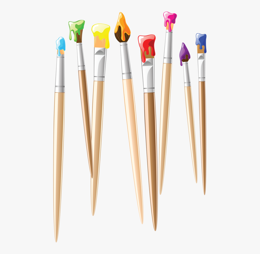 Paint Brushes Clipart Png, Transparent Clipart