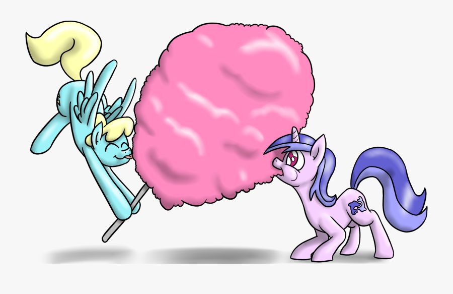 Timsplosion, Background Pony, Commission, Cotton Candy, - Unicorn Cotton Candy Drawing, Transparent Clipart
