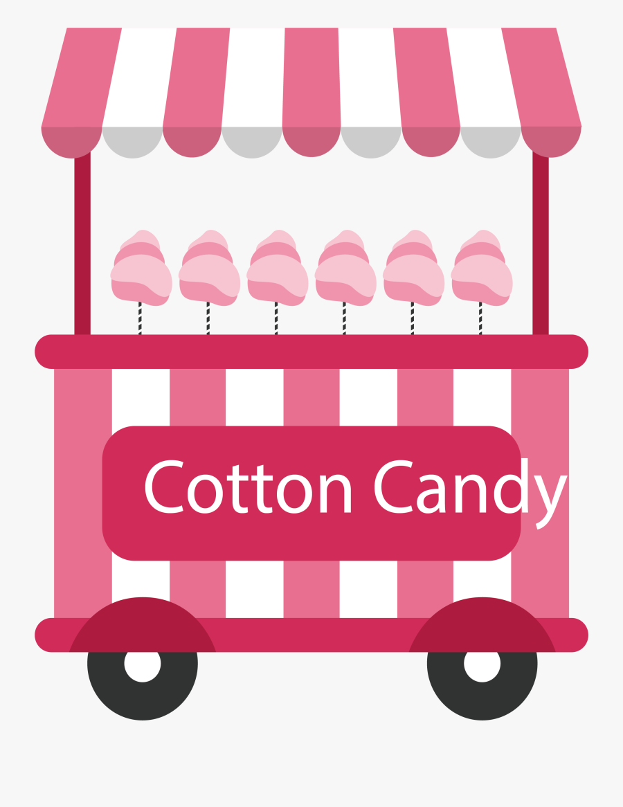 Vector Stripe Vehicle - Cotton Candy Car Png, Transparent Clipart