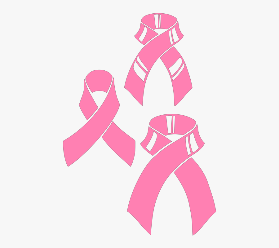 Pink,angle,logo - Ribbon Awareness Vector, Transparent Clipart