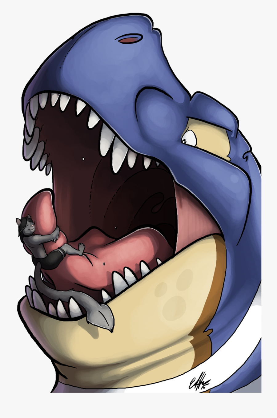 Tooth Clipart Tongue - Macroceli Vore, Transparent Clipart