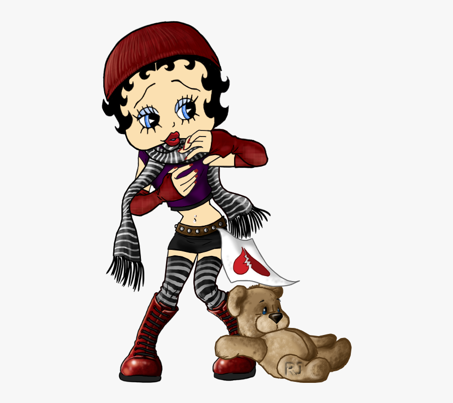 Broken Heart Betty Boop, Cleaning Hacks, Art Work, - Cartoon, Transparent Clipart