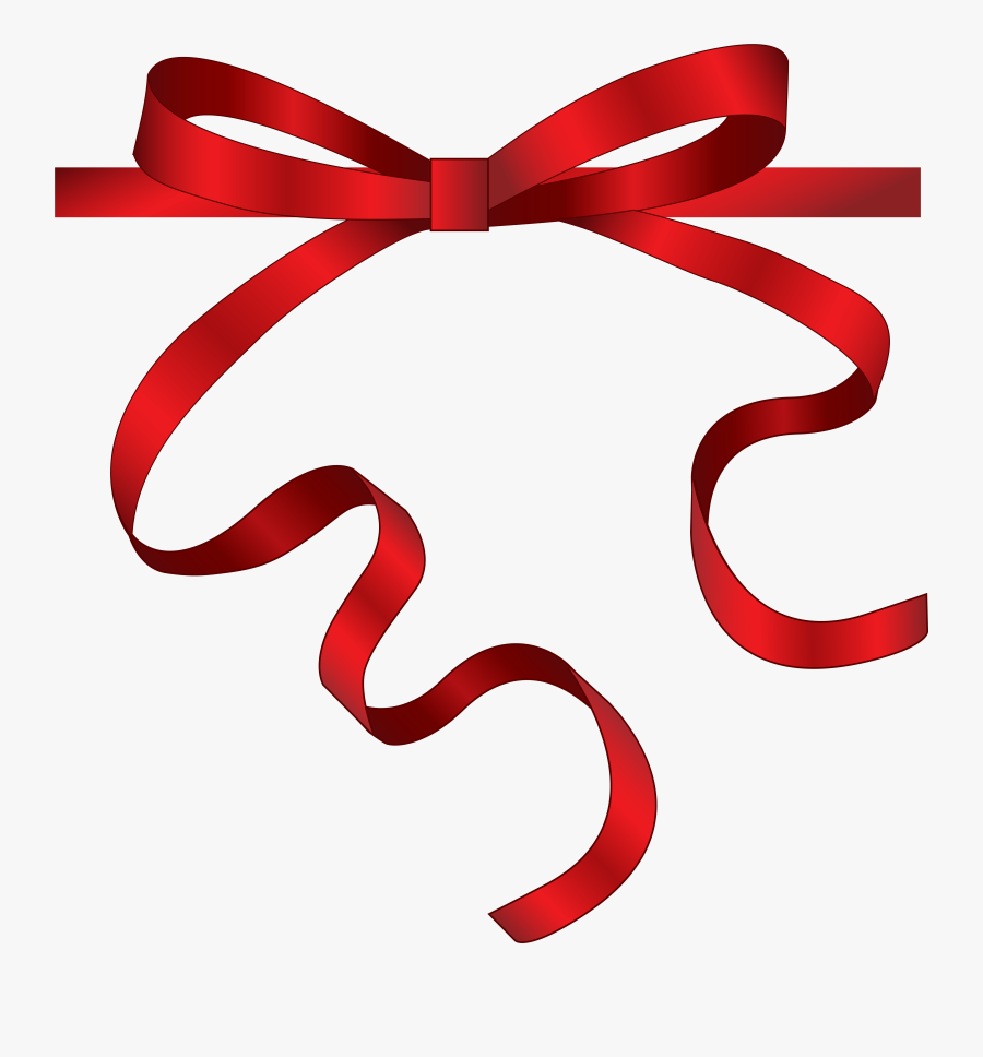 Red Ribbon Png Clipart Image, Transparent Clipart