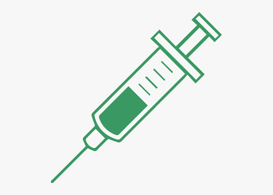 Syringe Injection Clip Art - Syringe Clipart Black And White, Transparent Clipart