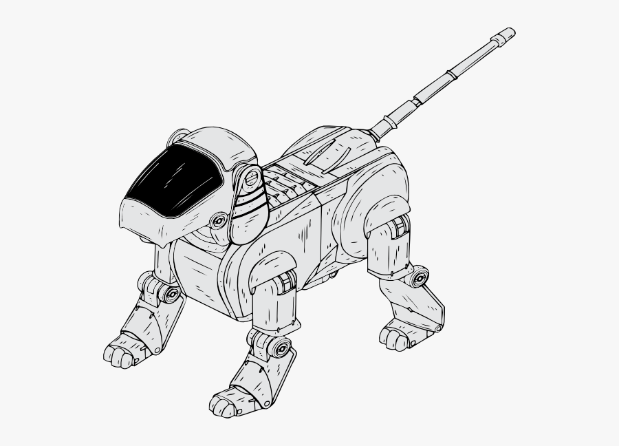 Free Vector Robot Dog Clip Art - Robot Dog Coloring Pages ...