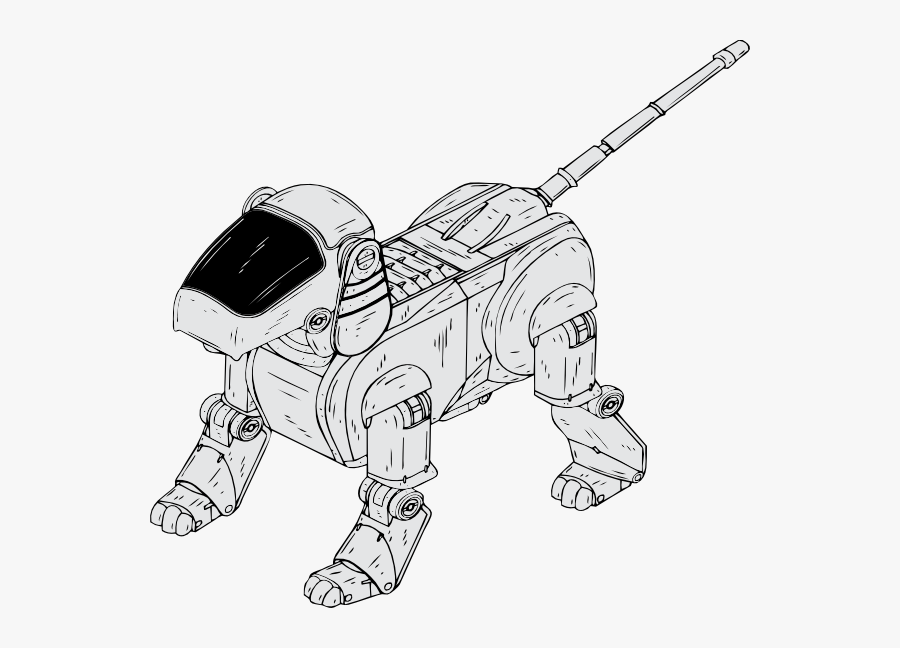 Download Free Vector Robot Dog Clip Art - Robot Dog Coloring Pages ...