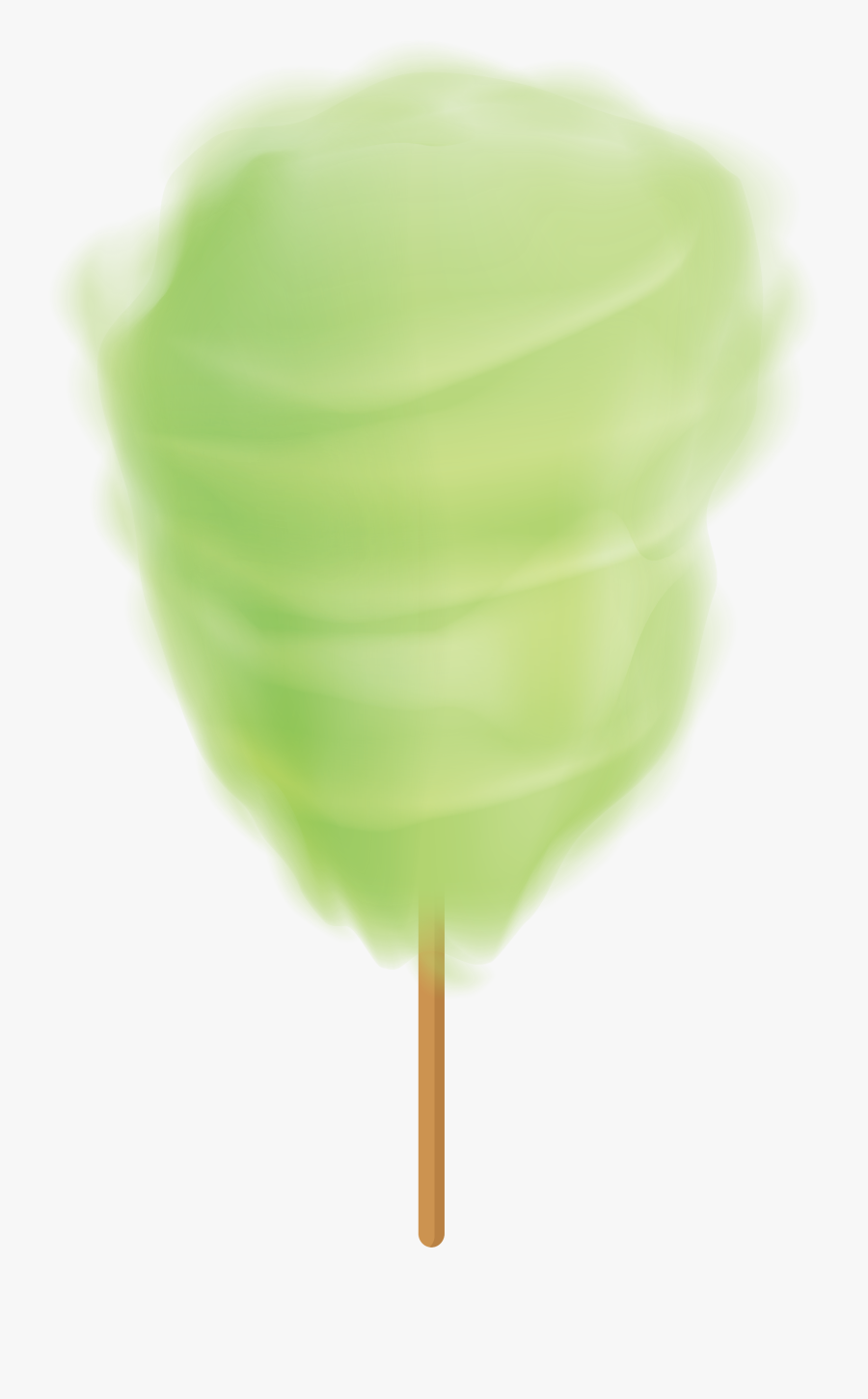 Green Cotton Candy Png, Transparent Clipart