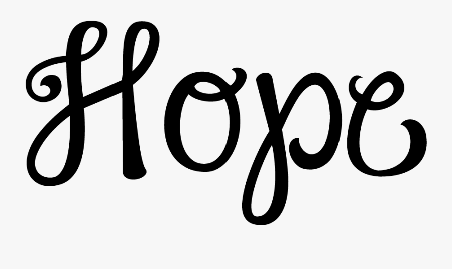 Awareness Clipart - Palabra Hope, Transparent Clipart