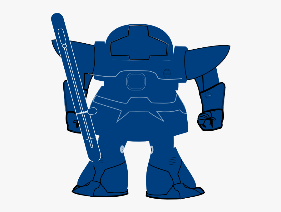 Blue Robot Svg Clip Arts - Robot Clip Art, Transparent Clipart