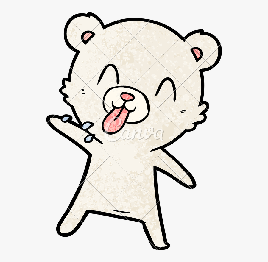 Clip Art Cartoon Tongue Sticking Out - Dancing Pig Drawing, Transparent Clipart