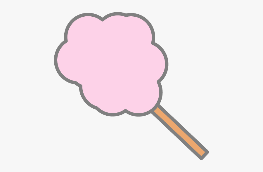 Cotton Candy Clipart, Transparent Clipart