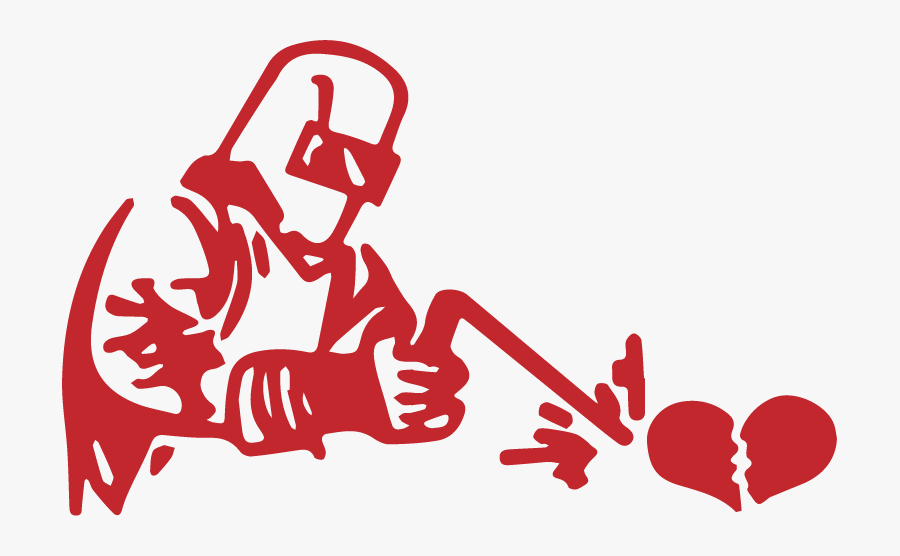 Transparent Tig Welding Clipart - Welding Broken Heart, Transparent Clipart