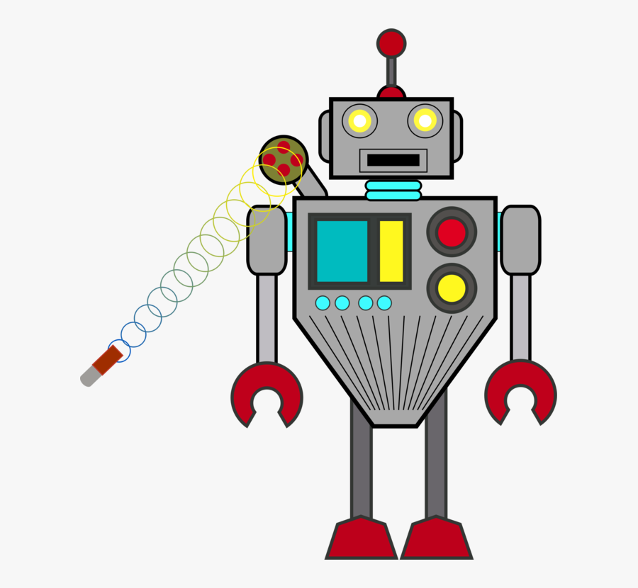 Artwork,robot,machine - Cartoon, Transparent Clipart