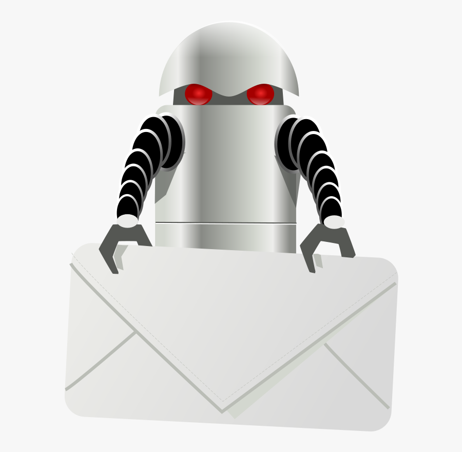 Free Clip Art "robot Carrying Things - Weak Points Of Student, Transparent Clipart