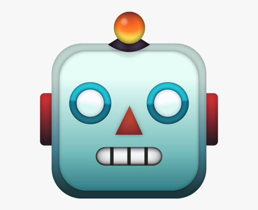 Clip Art Download Icon In Png - Robot Emoji Png, Transparent Clipart