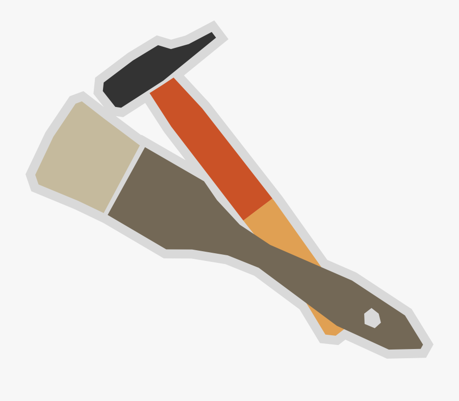 Brush,tool,hammer, Transparent Clipart