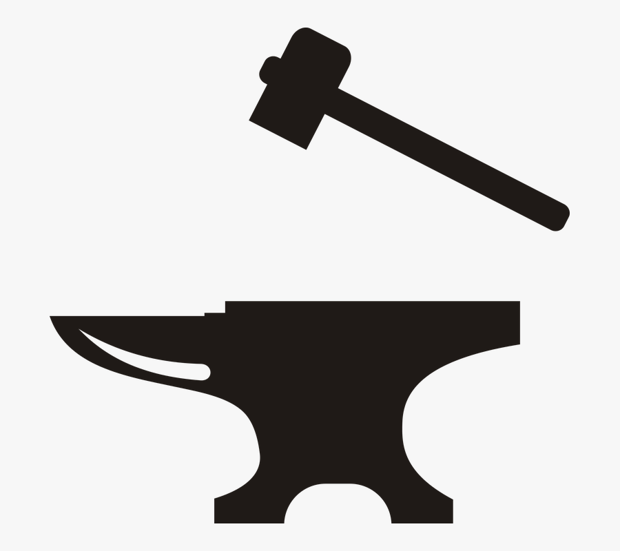 Collection Of Free Hammered - Blacksmith Clipart, Transparent Clipart