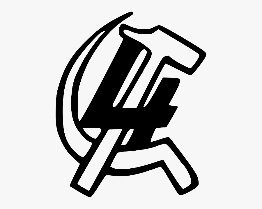Hammer And Sickle With A 4, Transparent Clipart