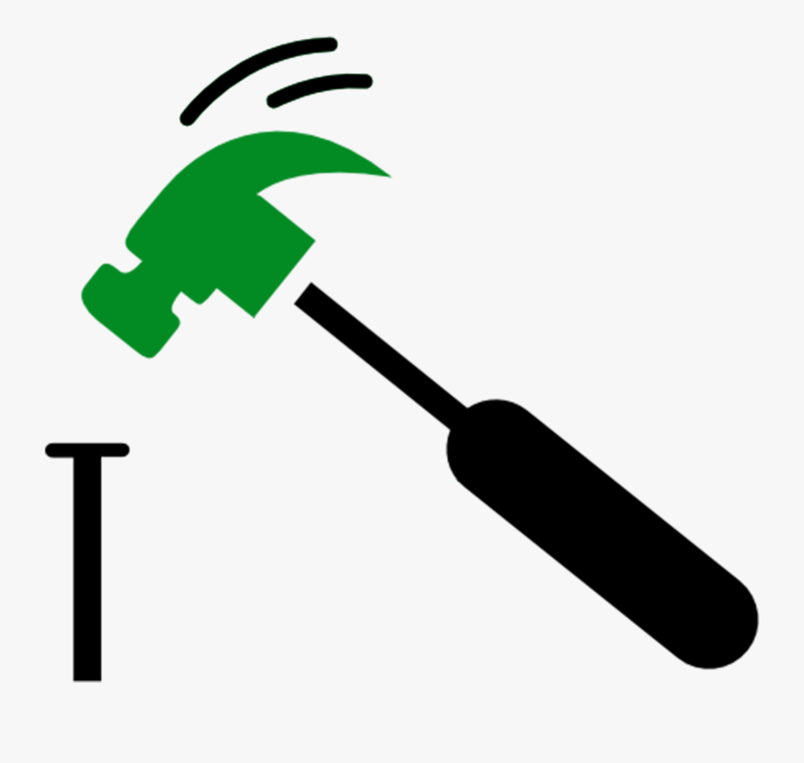 Deck & Patio - Hammer And Nail Png, Transparent Clipart