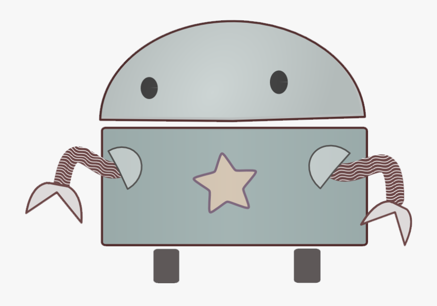 Robot Free To Use Clipart - Blue Circle, Transparent Clipart