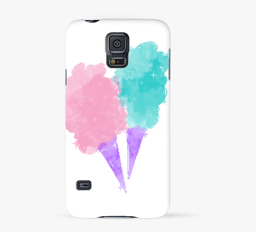 Coque 3d Samsung Galaxy S5 Watercolor Cotton Candy - Ice Cream, Transparent Clipart