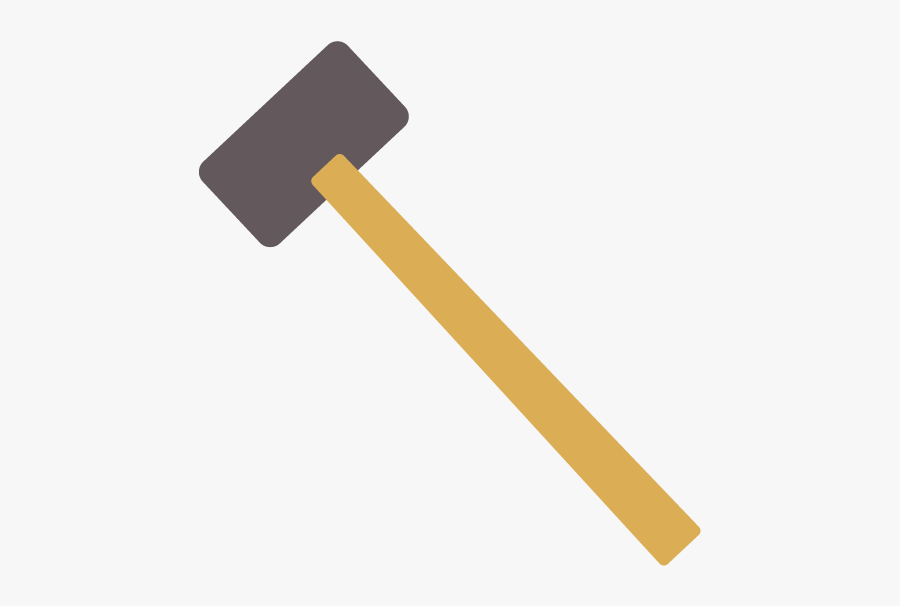 Lump Hammer, Transparent Clipart