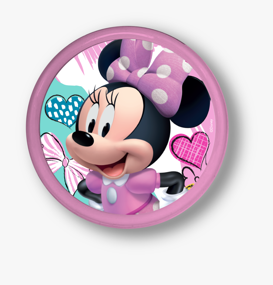 Minnie Mouse Led Push Light - Disney Junior Mickey Mouse Minnie, Transparent Clipart