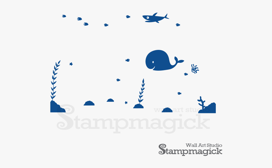 Nursery Under The Sea Room Painting, Transparent Clipart