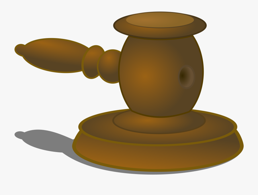 Judge Hammer Clip Arts - Cartoon Judge Hammer, Transparent Clipart